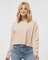 Independent Trading Co® Women's Lightweight Long Sleeve Crop Crewneck Sweatshirt